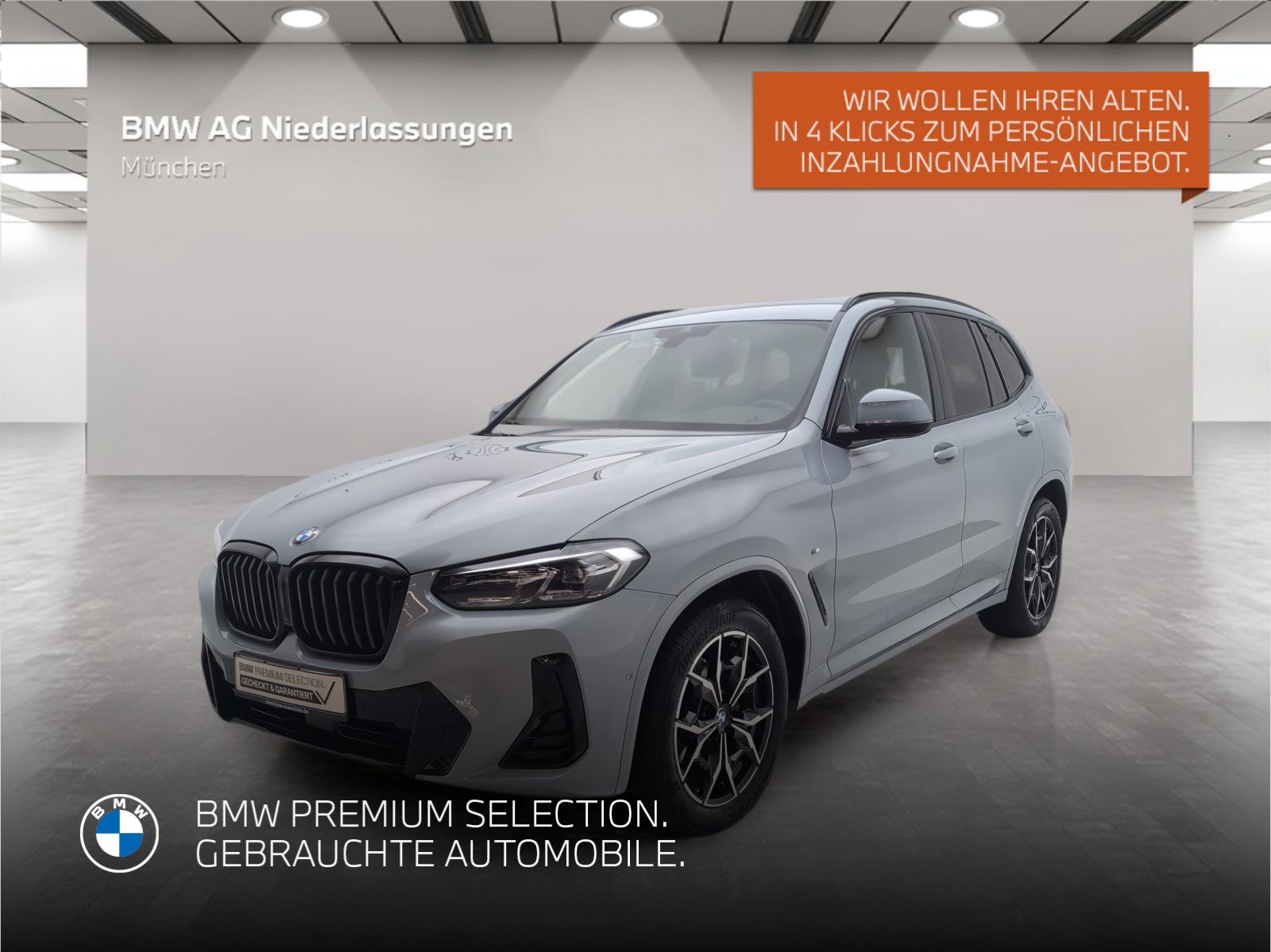Mehr über den Artikel erfahren BMW X3 xDrive20d M Sport Navi AHK Kamera HiFi LED M Sport Navi AHK Kamera HiFi LED