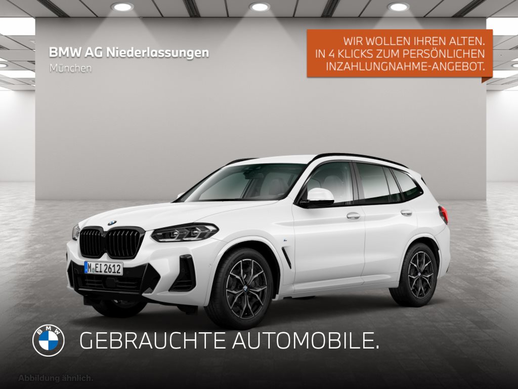 Mehr über den Artikel erfahren BMW X3 xDrive20d M Sport Navi AHK Kamera HiFi LED M Sport Navi AHK Kamera HiFi LED
