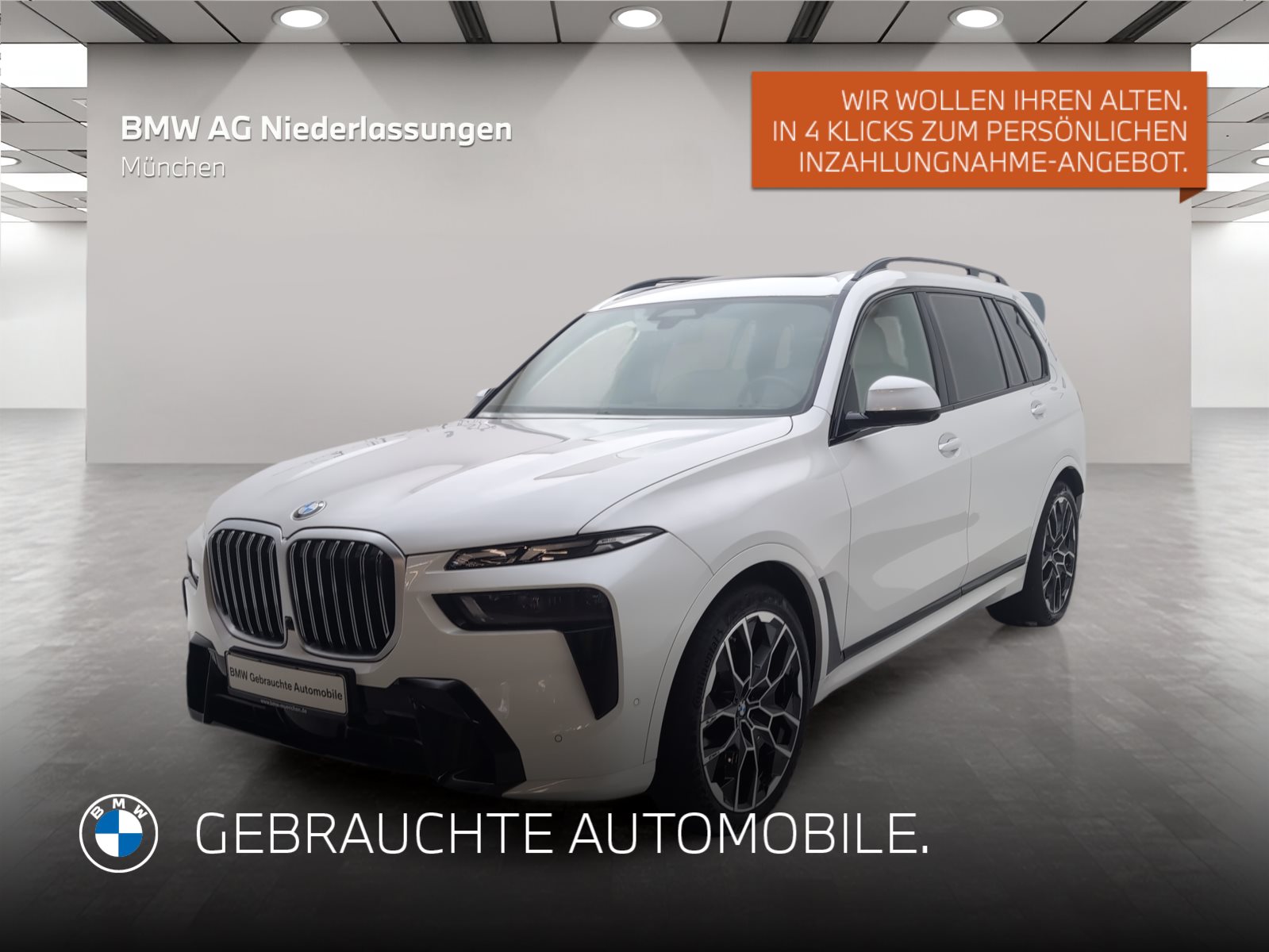 Mehr über den Artikel erfahren BMW X7 xDrive40d M Sport Standheizung Massage Alarm M Sport Standheizung Massage Alarm