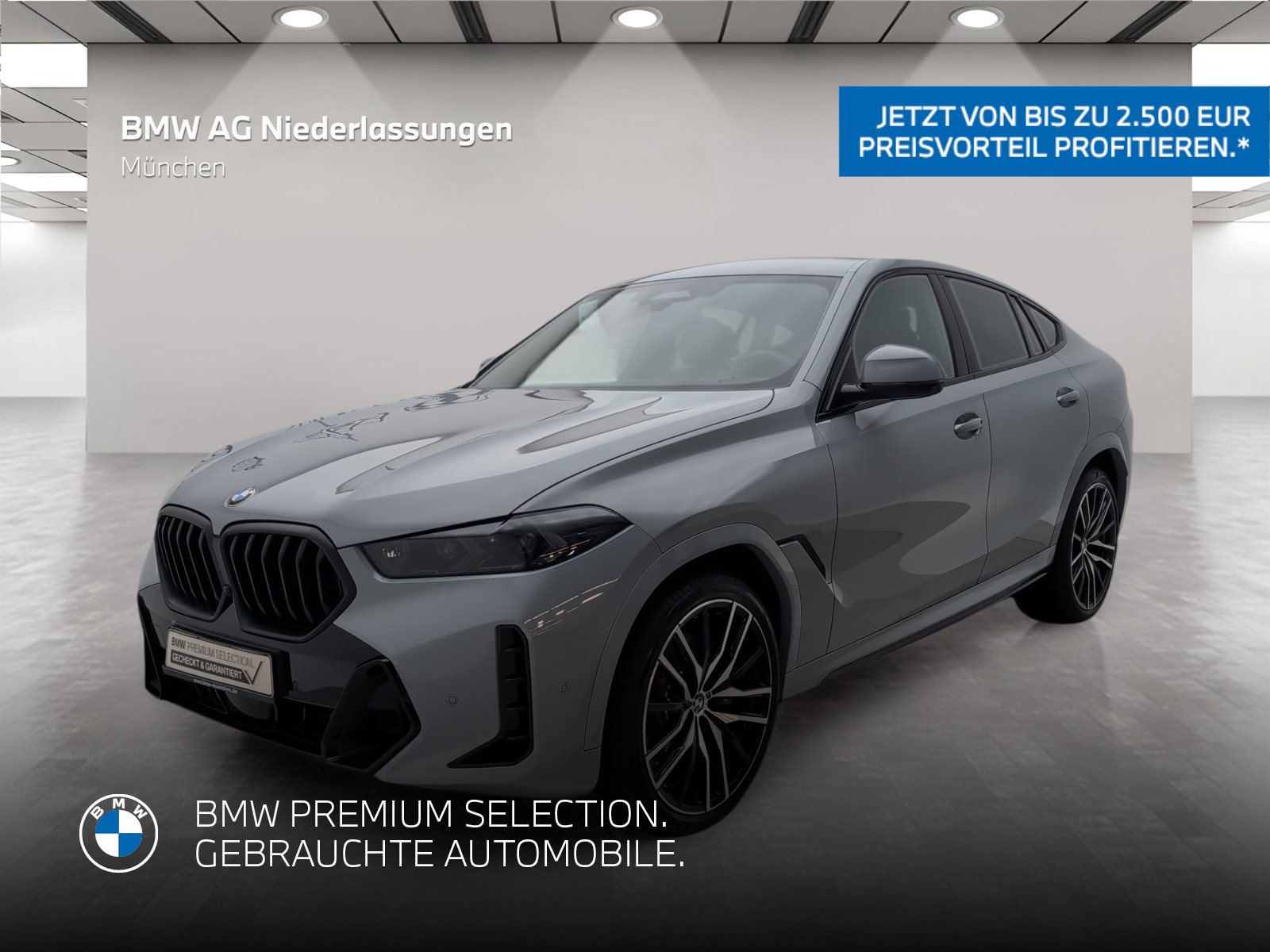 Mehr über den Artikel erfahren BMW X6 xDrive40d M Sport Standheizung Massage AHK M Sport Standheizung Massage AHK