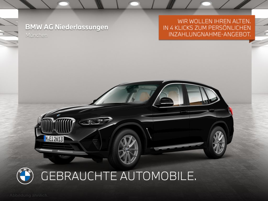 Mehr über den Artikel erfahren BMW X3 xDrive20i Navi AHK Kamera Sportsitze LED Navi AHK Kamera Sportsitze LED