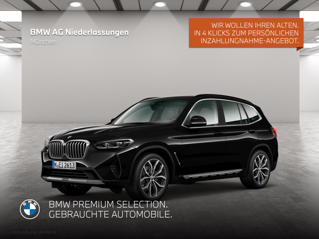 Mehr über den Artikel erfahren BMW X3 xDrive20i Navi AHK Kamera Sportsitze LED Navi AHK Kamera Sportsitze LED