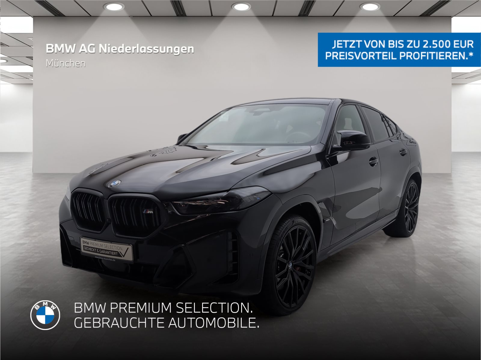 Mehr über den Artikel erfahren BMW X6 M60i xDrive M Sport Massage AHK Harman/K LED M Sport Massage AHK Harman/K LED