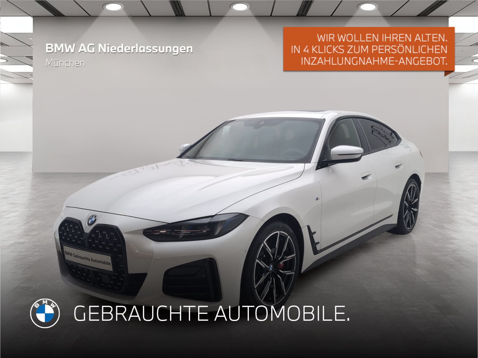 Mehr über den Artikel erfahren BMW 430i xDrive Gran Coupé M Sport Harman/K Kamera Gran Coupé M Sport Harman/K Kamera