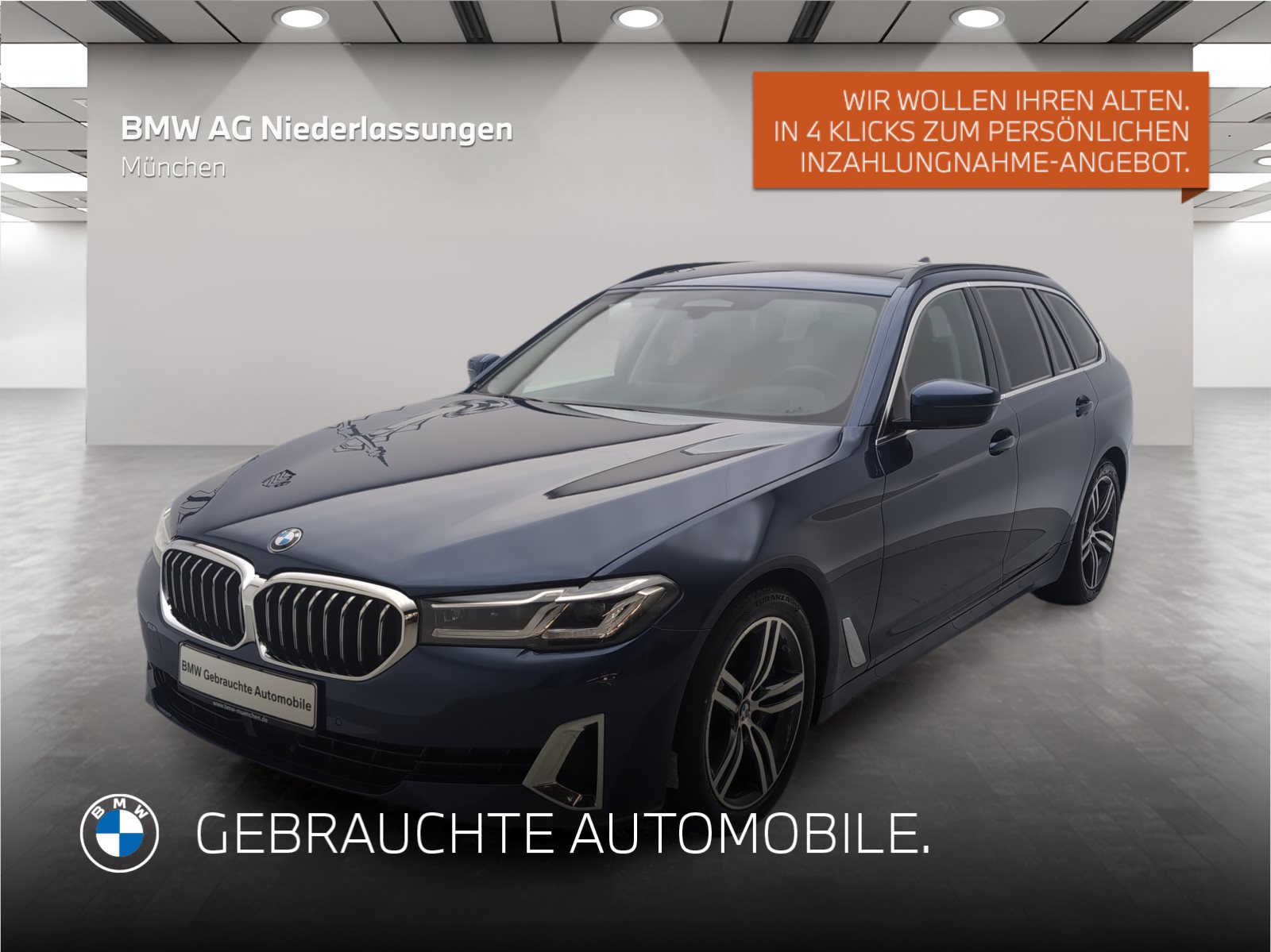 Mehr über den Artikel erfahren BMW 540d xDrive Touring AHK Driv.Assist.Prof Laser Touring AHK Driv.Assist.Prof Laser