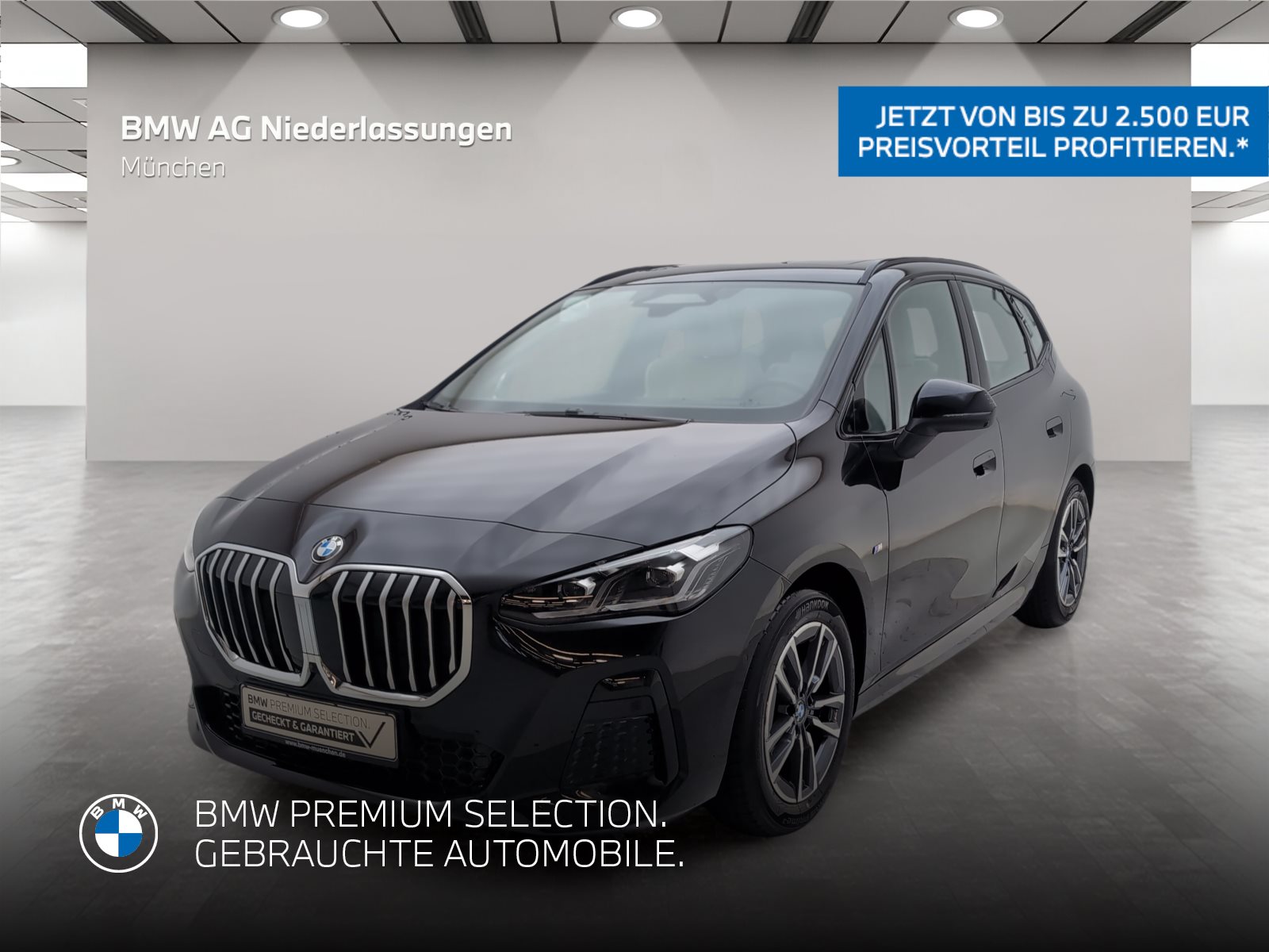 Mehr über den Artikel erfahren BMW 223d xDrive Active Tourer M Sport AHK Harman/K Active Tourer M Sport AHK Harman/K