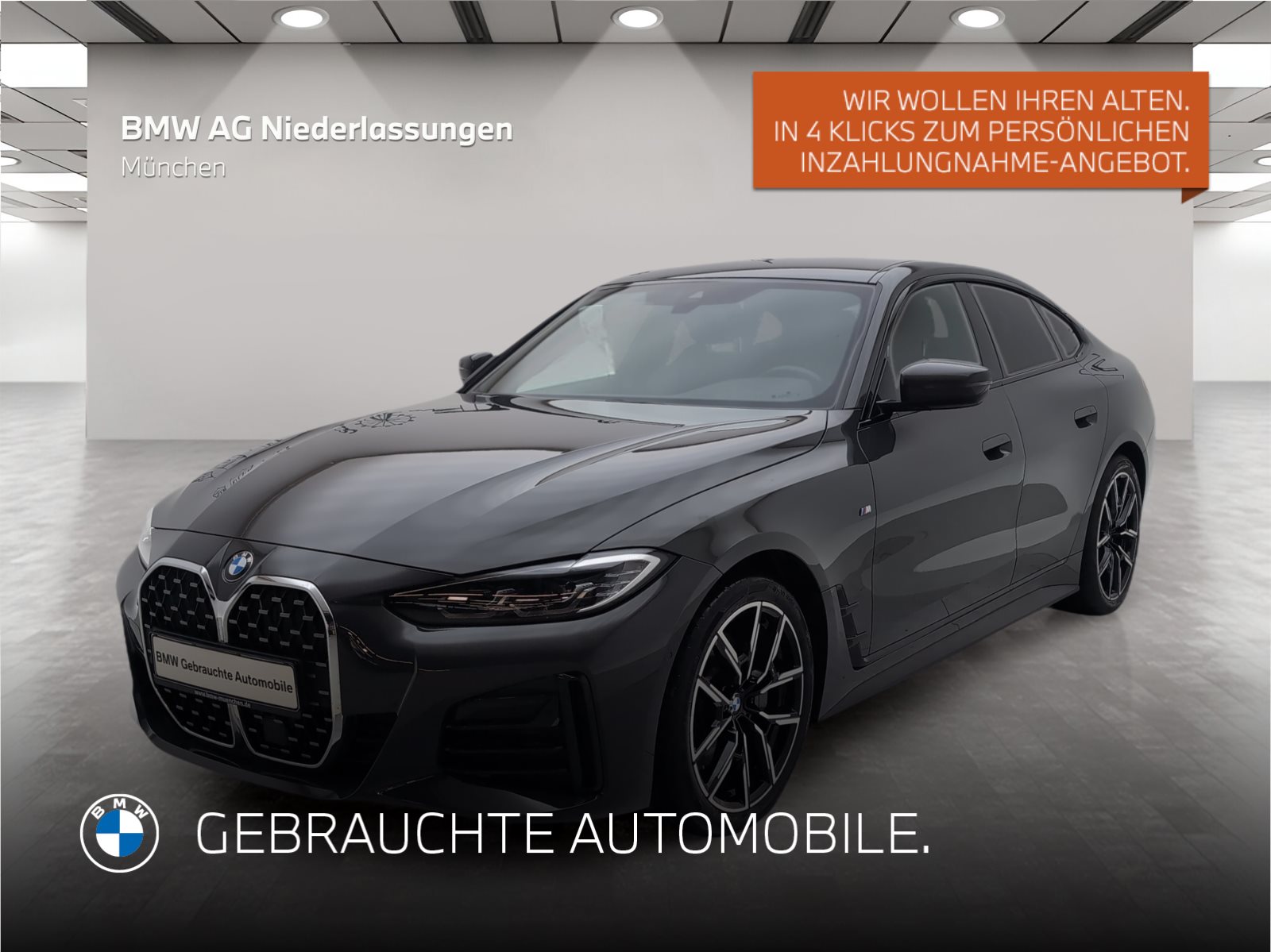 Mehr über den Artikel erfahren BMW 430i Gran Coupé M Sport LiveCockpitProf Kamera Gran Coupé M Sport LiveCockpitProf Kamera