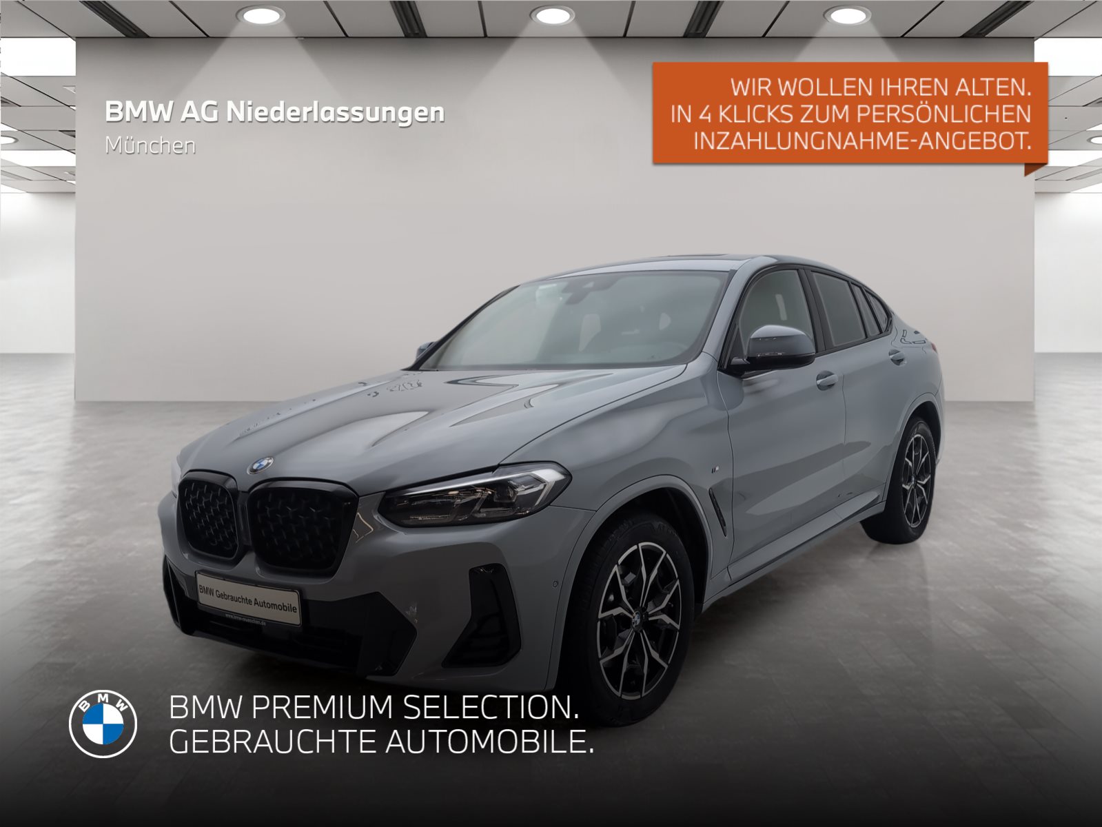 Mehr über den Artikel erfahren BMW X4 xDrive30d M Sport Navi AHK Kamera Pano.Dach M Sport Navi AHK Kamera Pano.Dach