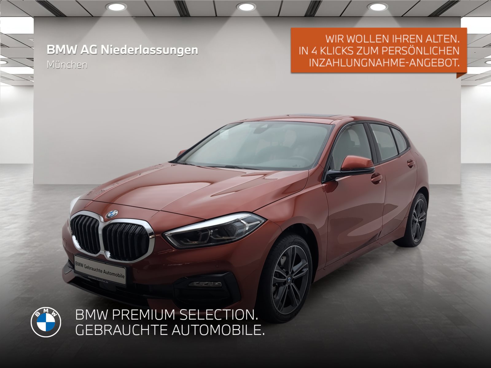 Mehr über den Artikel erfahren BMW 118i Sport Line AHK LiveCockpitProf Pano.Dach Sport Line AHK LiveCockpitProf Pano.Dach