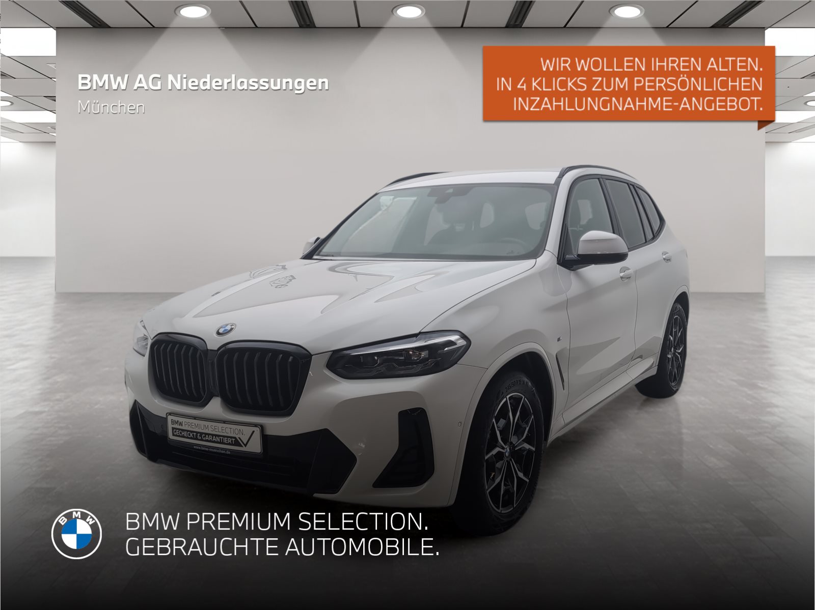 Mehr über den Artikel erfahren BMW X3 xDrive30d M Sport AHK LiveCockpitProf Kamera M Sport AHK LiveCockpitProf Kamera