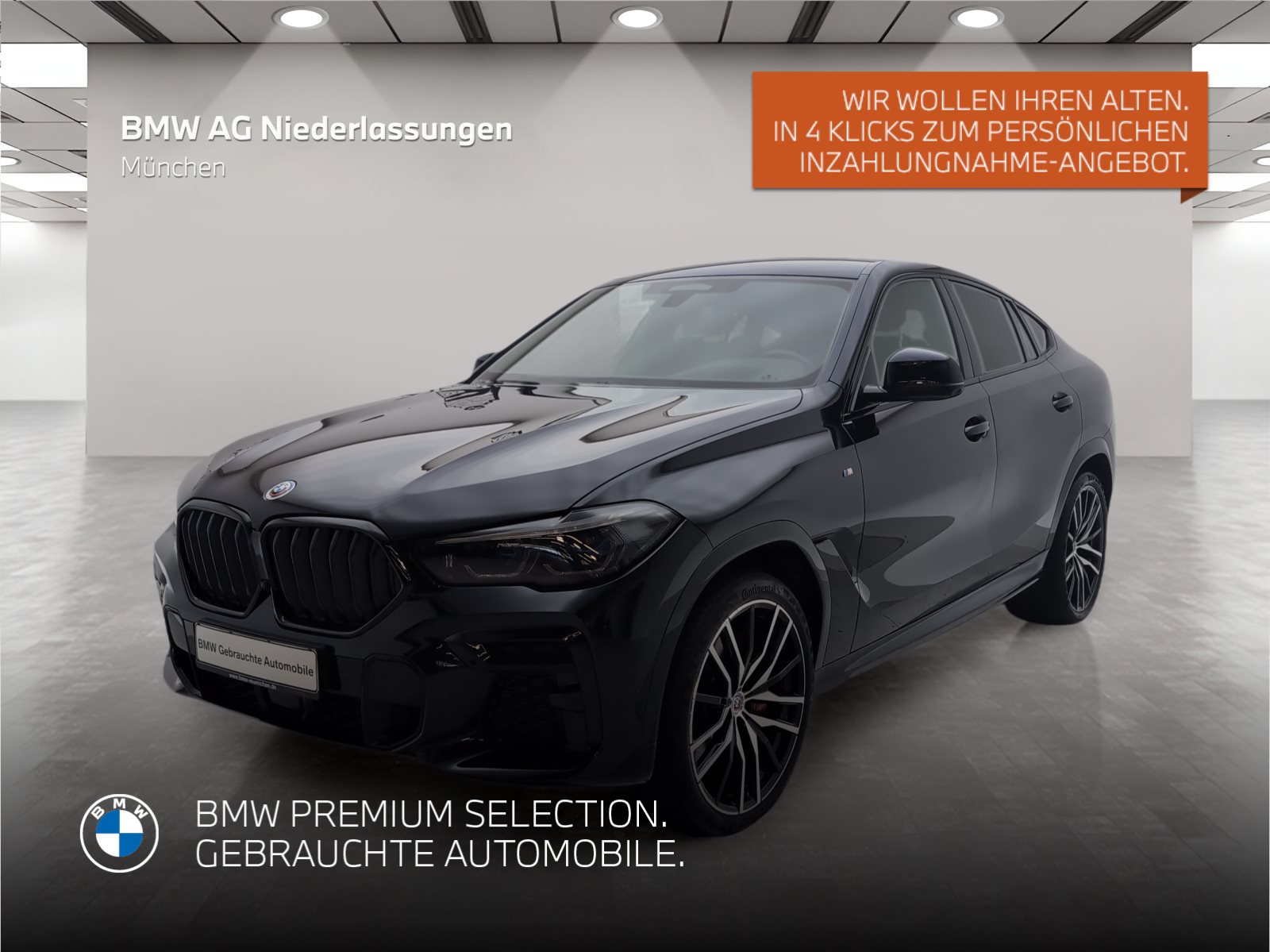 Mehr über den Artikel erfahren BMW X6 xDrive40i M Sport Standheizung AHK Harman/K M Sport Standheizung AHK Harman/K