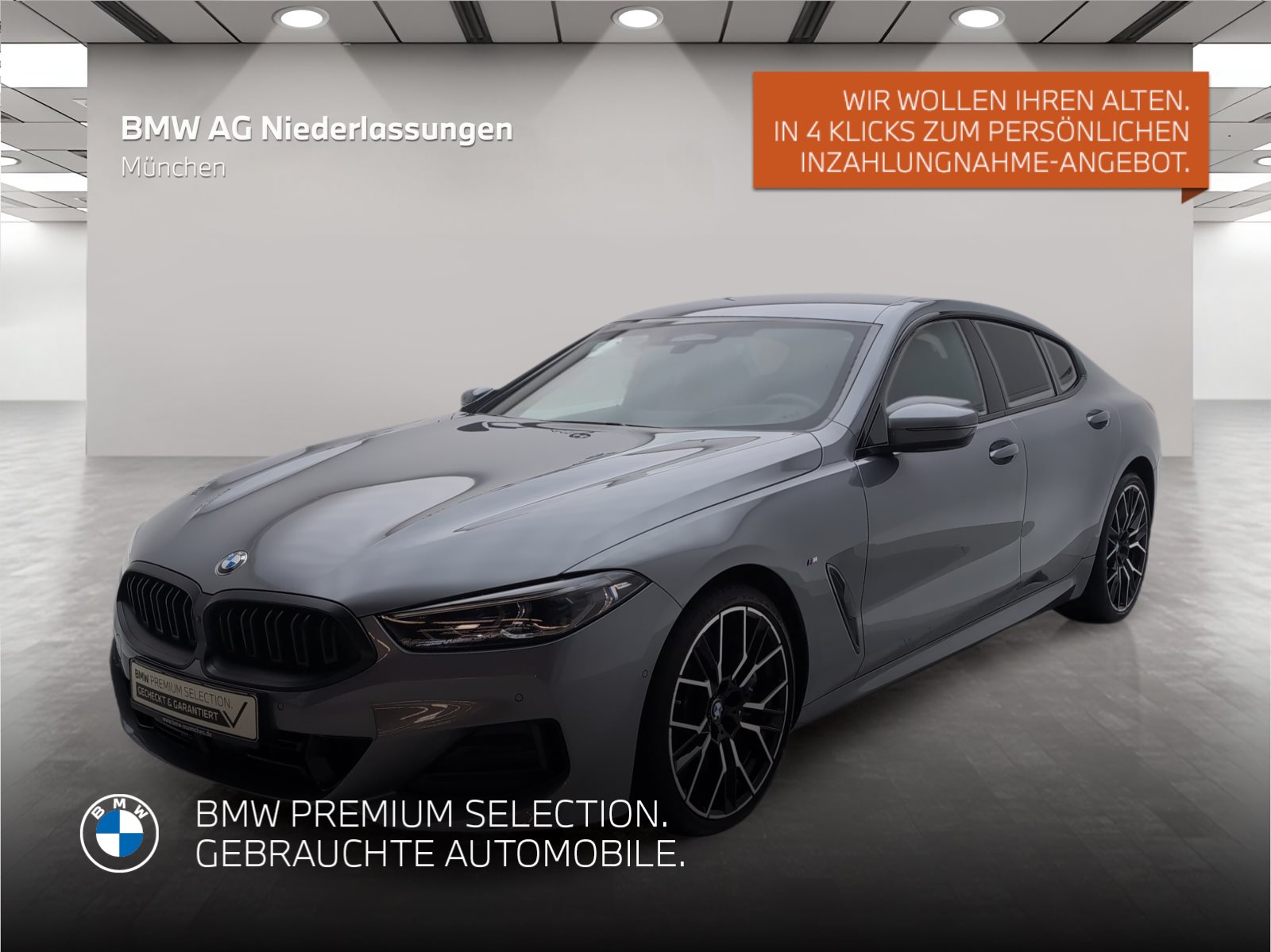 Mehr über den Artikel erfahren BMW 840d xDrive Gran Coupé M Sport Standheizung Gran Coupé M Sport Standheizung