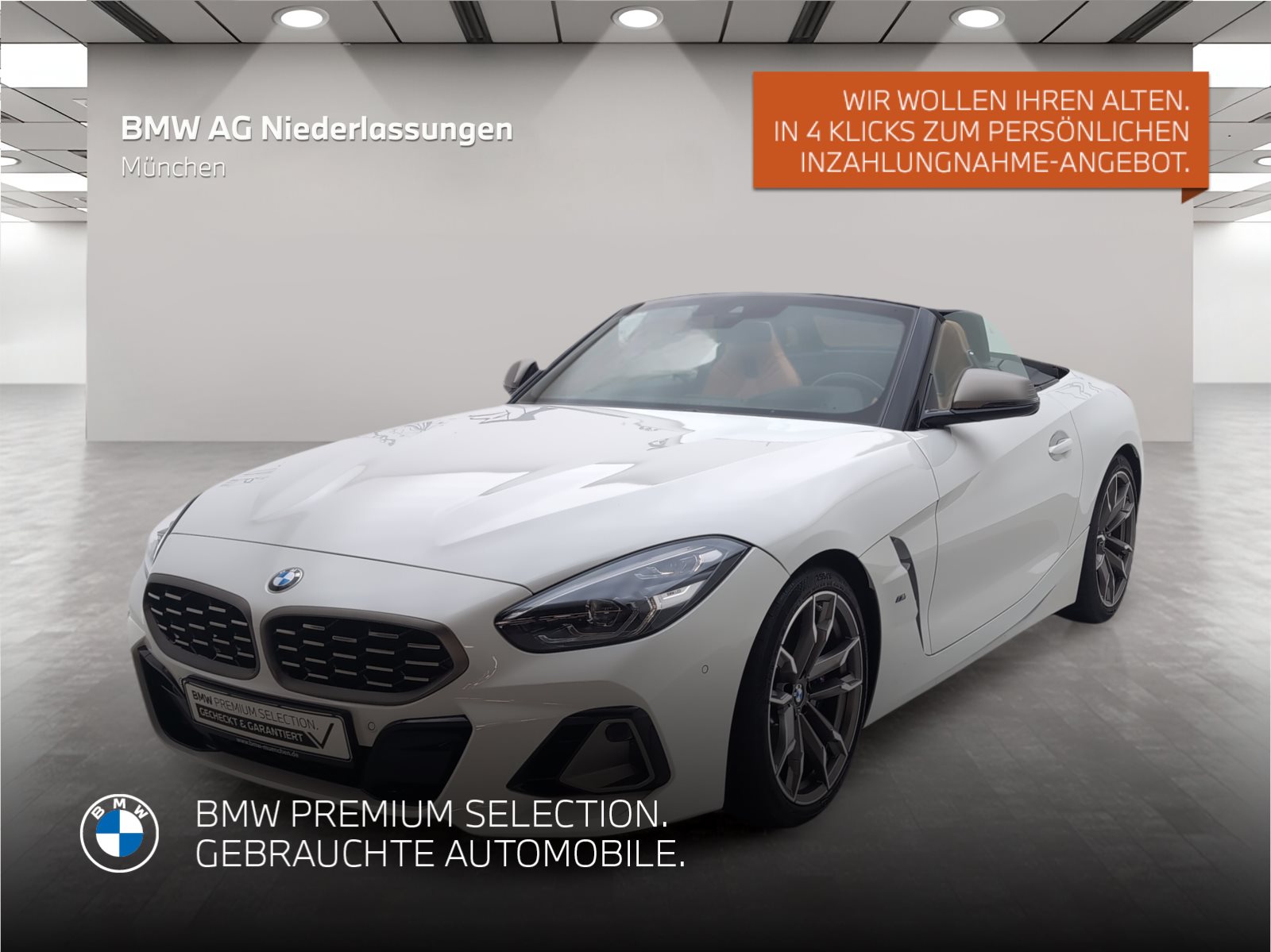 Mehr über den Artikel erfahren BMW Z4 M40i LiveCockpitProf Head-Up Kamera HiFi LiveCockpitProf Head-Up Kamera HiFi