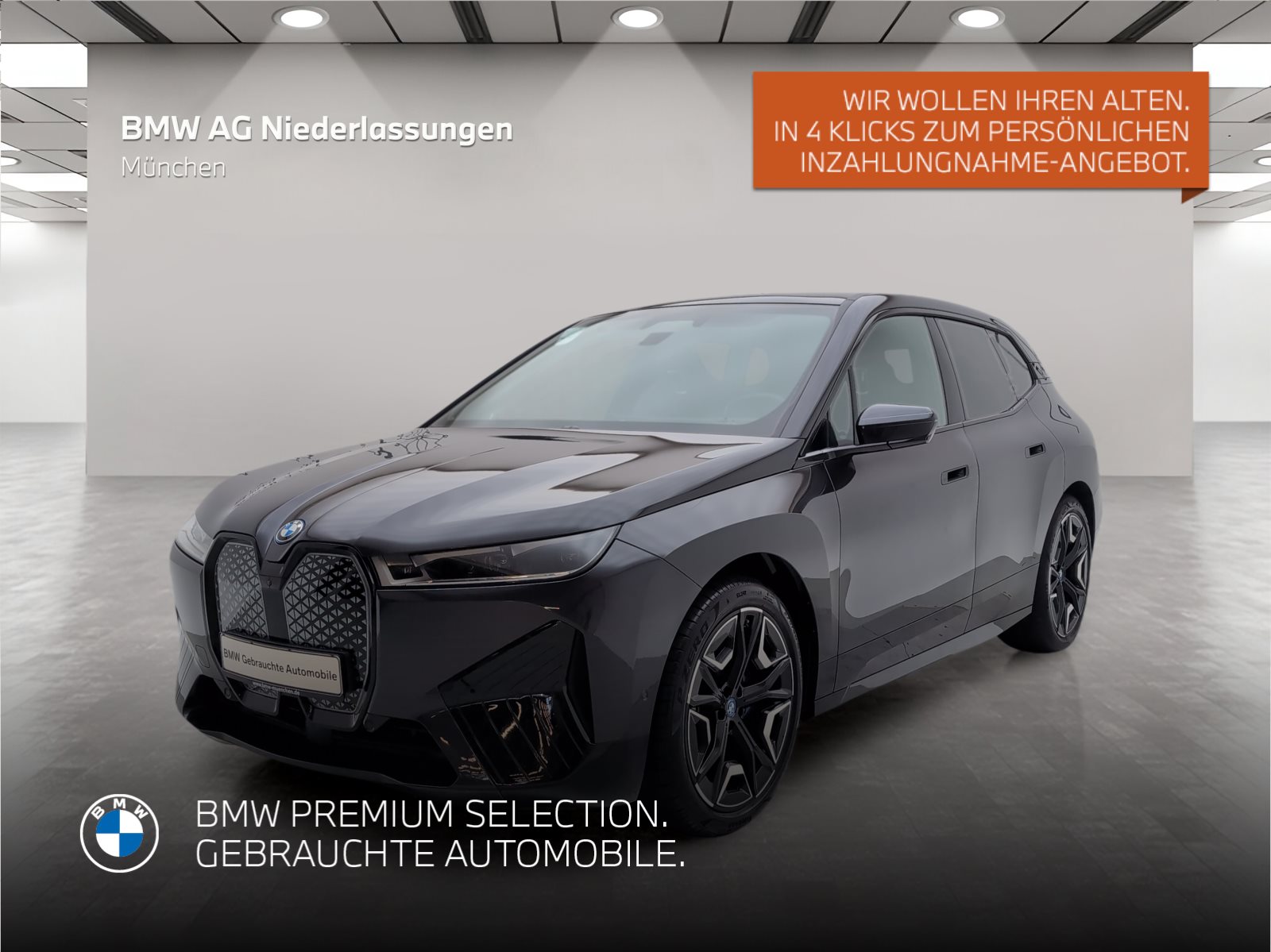 Mehr über den Artikel erfahren BMW iX xDrive40 AHK Driv.Assist.Prof Harman/K Laser Keyless AHK Driv.Assist.Prof Harman/K Laser Keyless