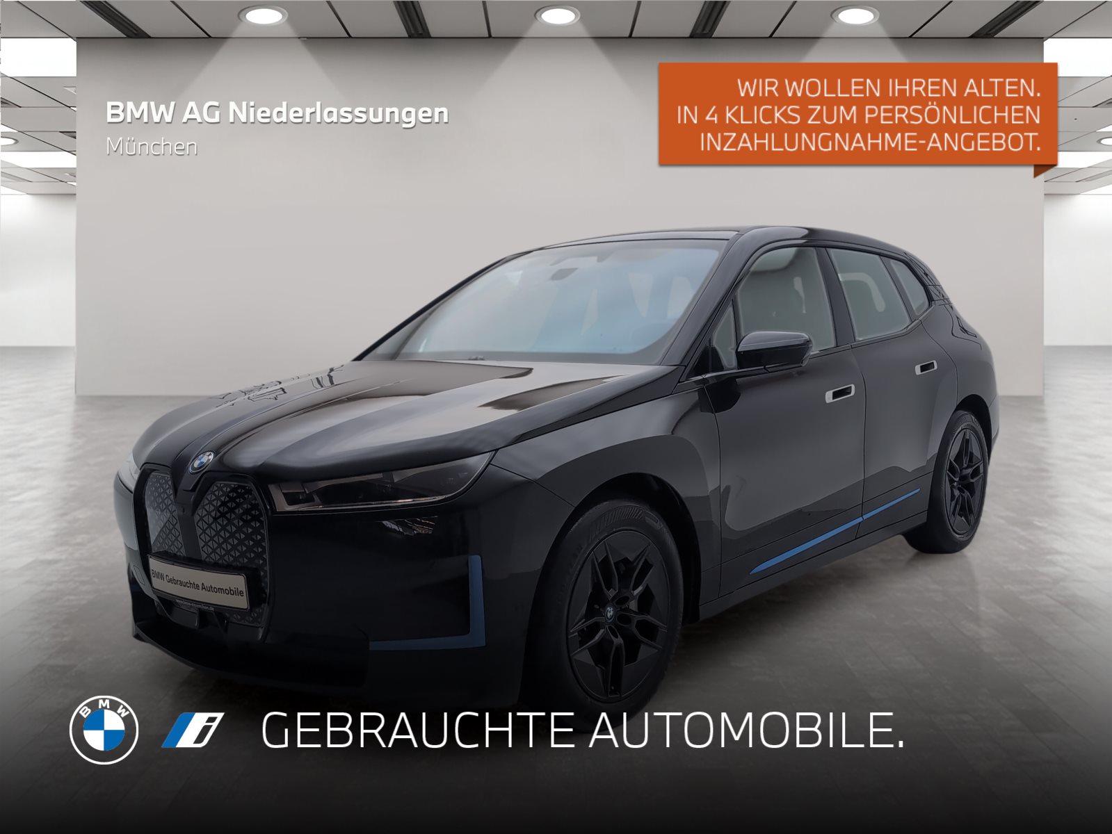 Mehr über den Artikel erfahren BMW iX xDrive40 AHK Driv.Assist.Prof Harman/K Laser Keyless AHK Driv.Assist.Prof Harman/K Laser Keyless