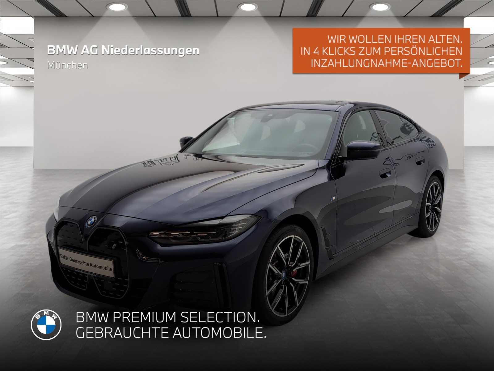 Mehr über den Artikel erfahren BMW i4 eDrive35 Gran Coupé M Sport LiveCockpitProf Gran Coupé M Sport LiveCockpitProf