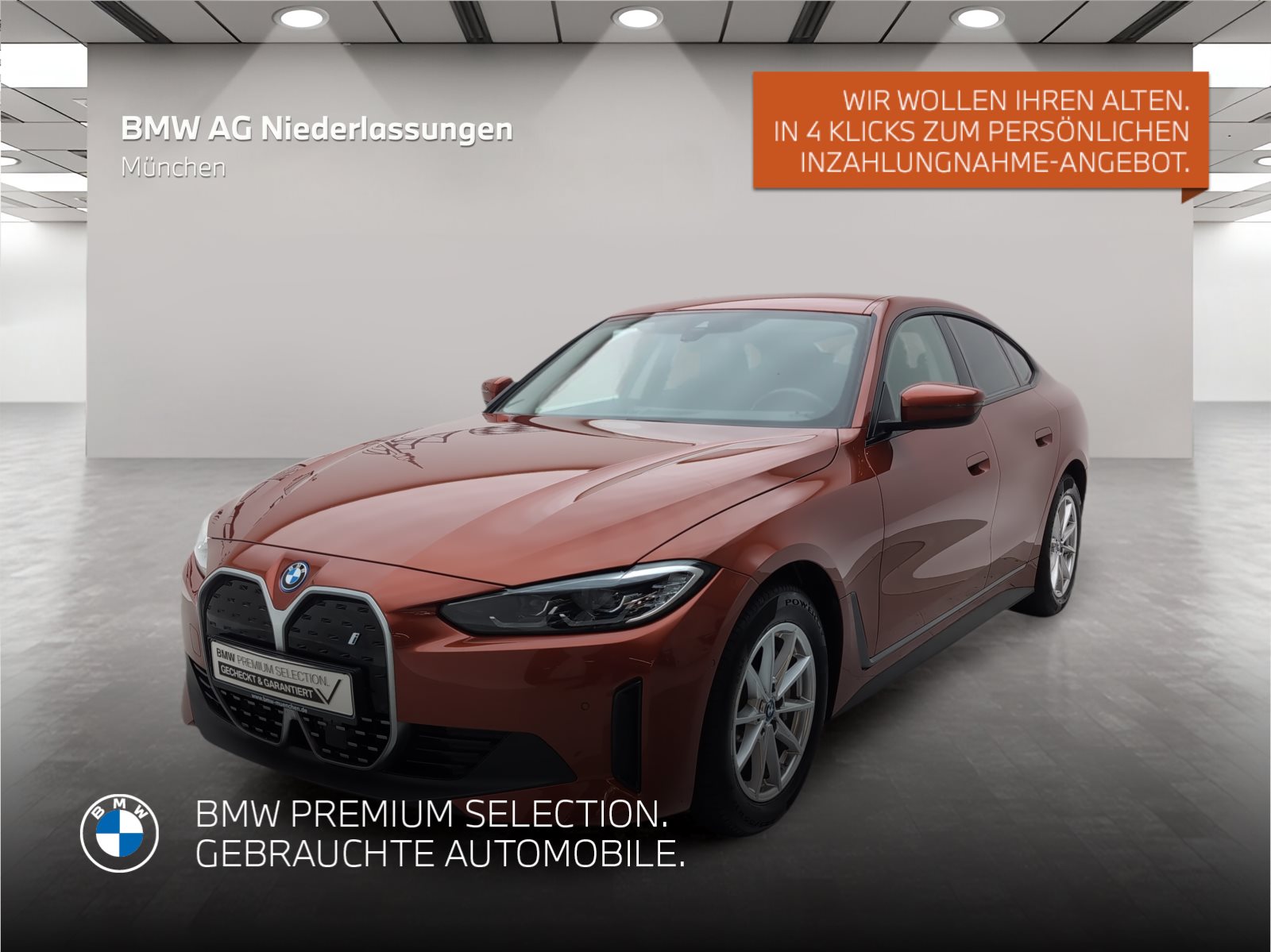 Mehr über den Artikel erfahren BMW i4 eDrive35 Gran Coupé Navi AHK Kamera Sitzheizung LED Gran Coupé Navi AHK Kamera Sitzheizung LED