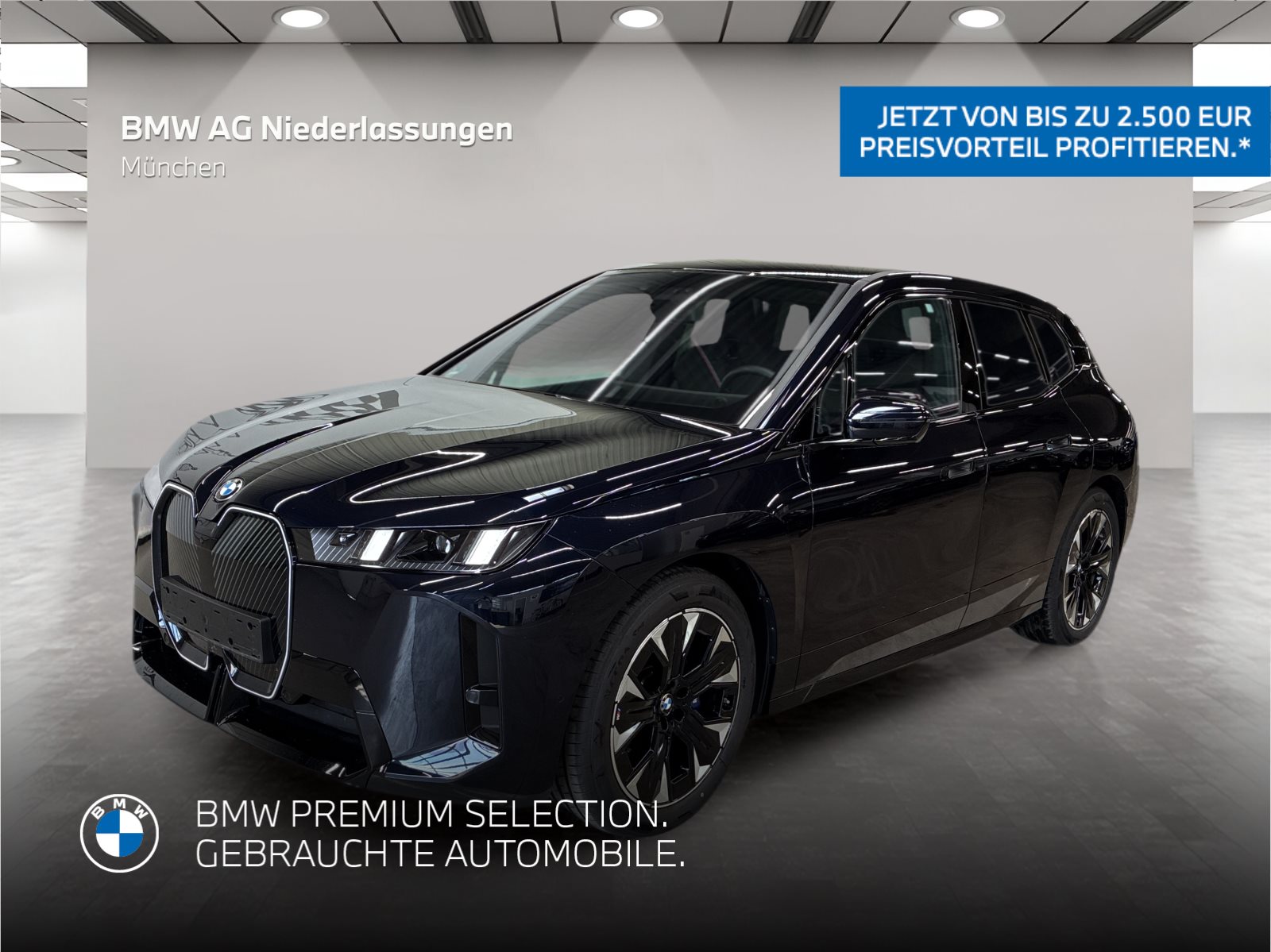 Mehr über den Artikel erfahren BMW iX xDrive45 M Sport AHK Driv.Assist.Prof Kamera M Sport AHK Driv.Assist.Prof Kamera