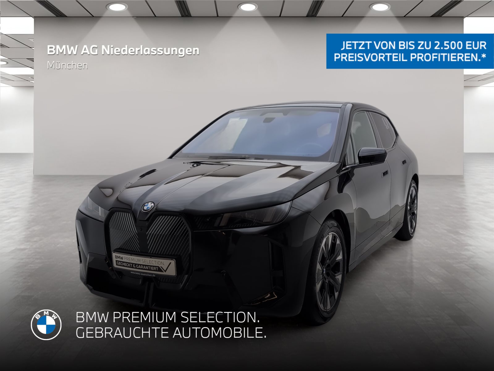 Mehr über den Artikel erfahren BMW iX xDrive45 M Sport Bowers & Wilkins AHK Kamera M Sport Bowers & Wilkins AHK Kamera