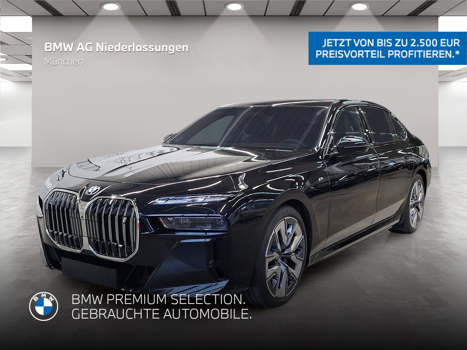 Mehr über den Artikel erfahren BMW i7 xDrive60 Limousine M Sport Massage AHK Alarm Limousine M Sport Massage AHK Alarm