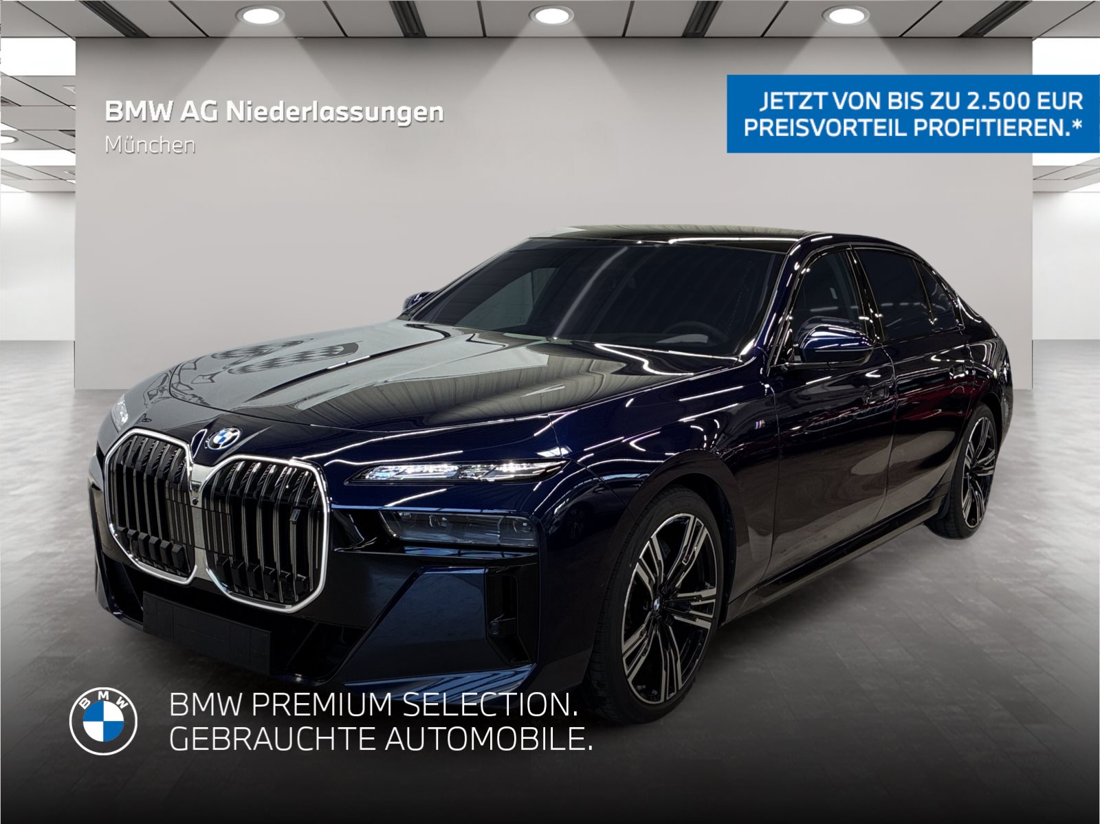 Mehr über den Artikel erfahren BMW i7 xDrive60 Limousine M Sport Massage AHK Alarm Limousine M Sport Massage AHK Alarm