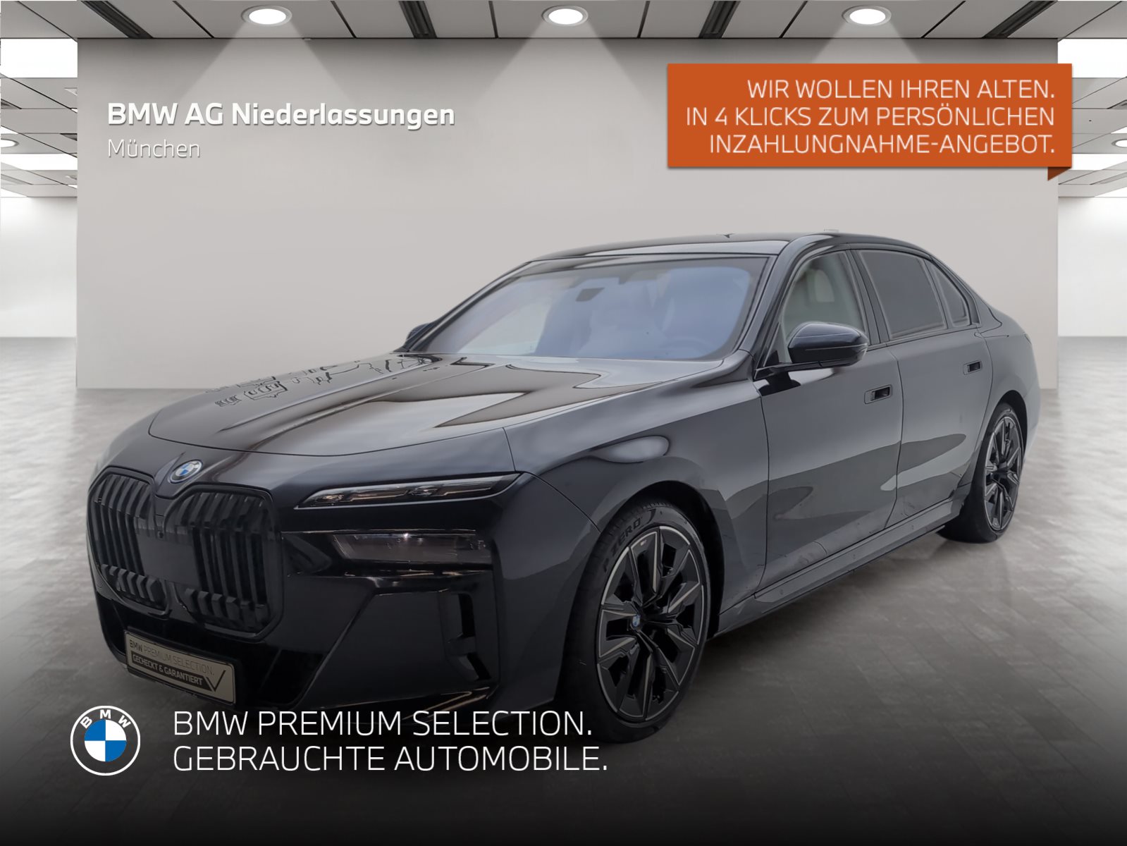 Mehr über den Artikel erfahren BMW i7 xDrive60 Limousine M Sport Massage AHK Alarm Limousine M Sport Massage AHK Alarm
