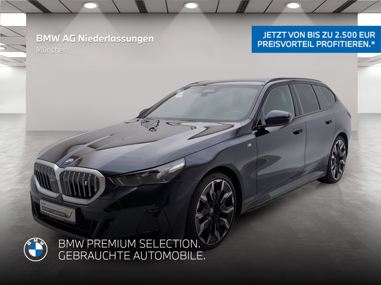 Mehr über den Artikel erfahren BMW i5 xDrive40 Touring M Sport AHK LiveCockpitProf Touring M Sport AHK LiveCockpitProf