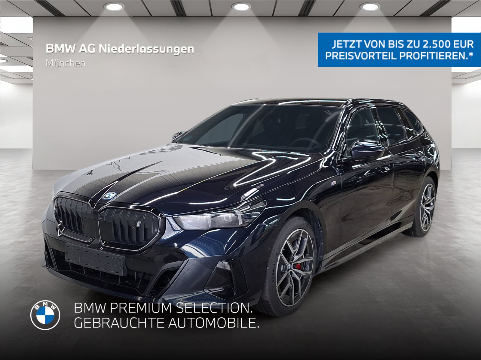 Mehr über den Artikel erfahren BMW i5 xDrive40 Touring M Sport AHK LiveCockpitProf Touring M Sport AHK LiveCockpitProf