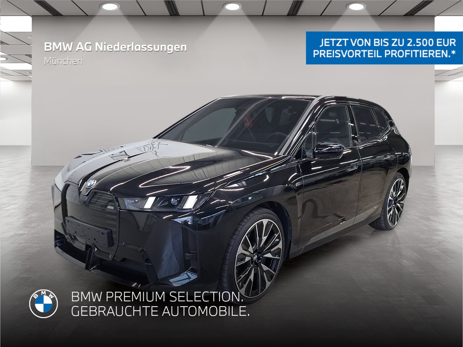 Mehr über den Artikel erfahren BMW iX M70 xDrive M Sport Bowers & Wilkins AHK LED xDrive M Sport Bowers & Wilkins AHK LED