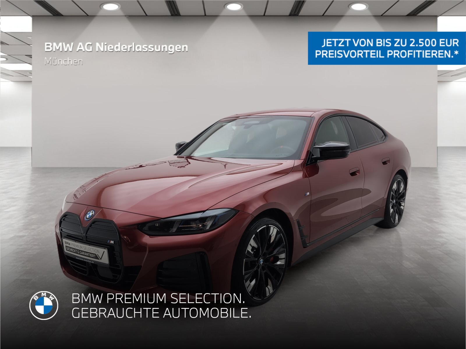 Mehr über den Artikel erfahren BMW i4 M60 xDrive Gran Coupé M Sport Harman/K LED Pano.Dach xDrive Gran Coupé M Sport Harman/K LED Pano.Dach