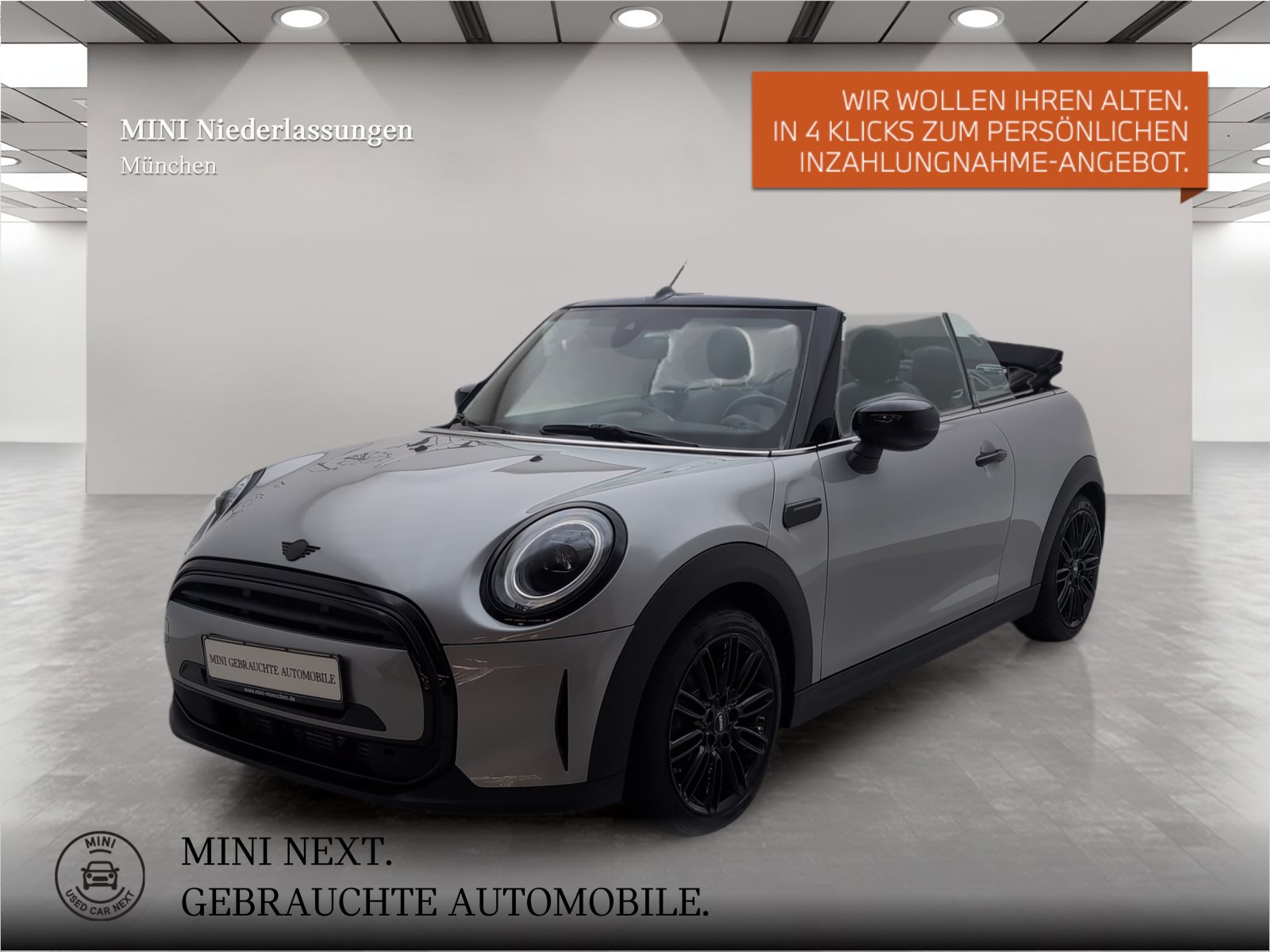Mehr über den Artikel erfahren MINI Cooper Cabrio Navi PDC Driv.Assist Sportsitze Navi PDC Driv.Assist Sportsitze