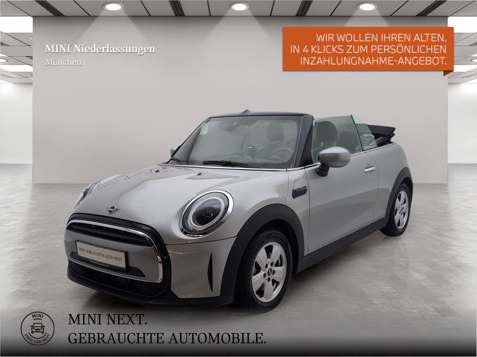 Mehr über den Artikel erfahren MINI Cooper Cabrio PDC Driv.Assist LED Sitzheizung PDC Driv.Assist LED Sitzheizung