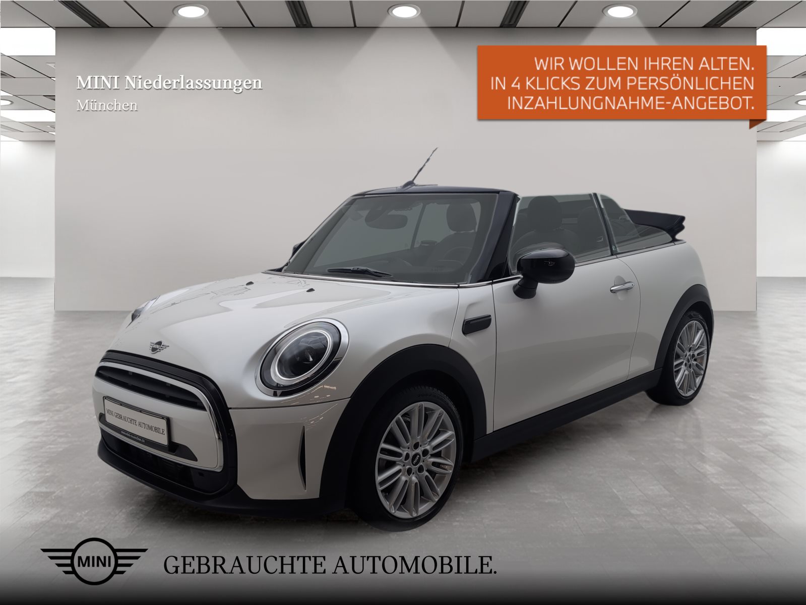 Mehr über den Artikel erfahren MINI Cooper Cabrio Navi PDC Driv.Assist Sportsitze Navi PDC Driv.Assist Sportsitze