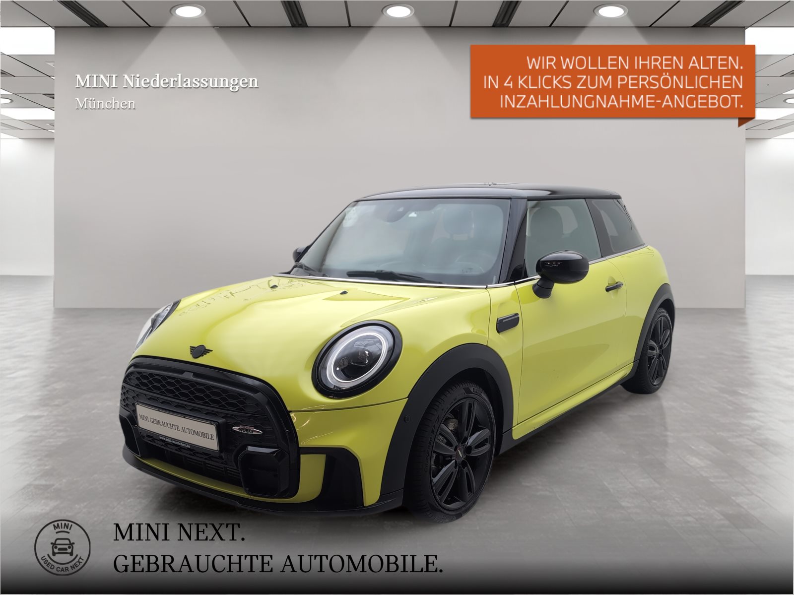 Mehr über den Artikel erfahren MINI Cooper Navi Head-Up Kamera Pano.Dach Sportsitze Navi Head-Up Kamera Pano.Dach Sportsitze