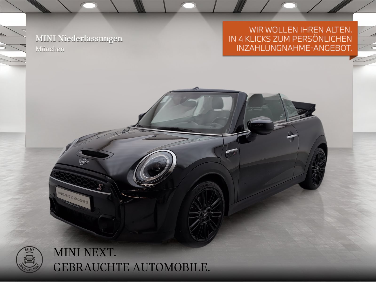 Mehr über den Artikel erfahren MINI Cooper S Cabrio Navi PDC Driv.Assist Sportsitze Navi PDC Driv.Assist Sportsitze